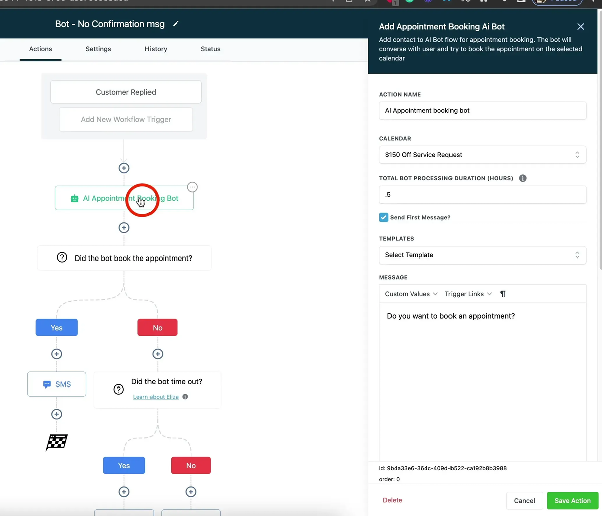 AI appointment bot